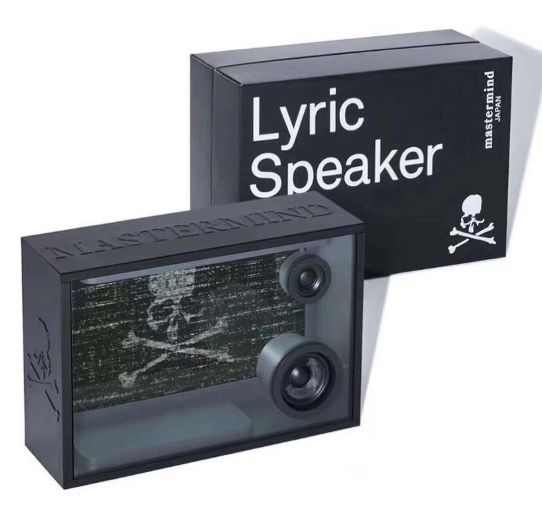 Cotodama x Mastermind Japan Lyric Speaker Box Black MMJ