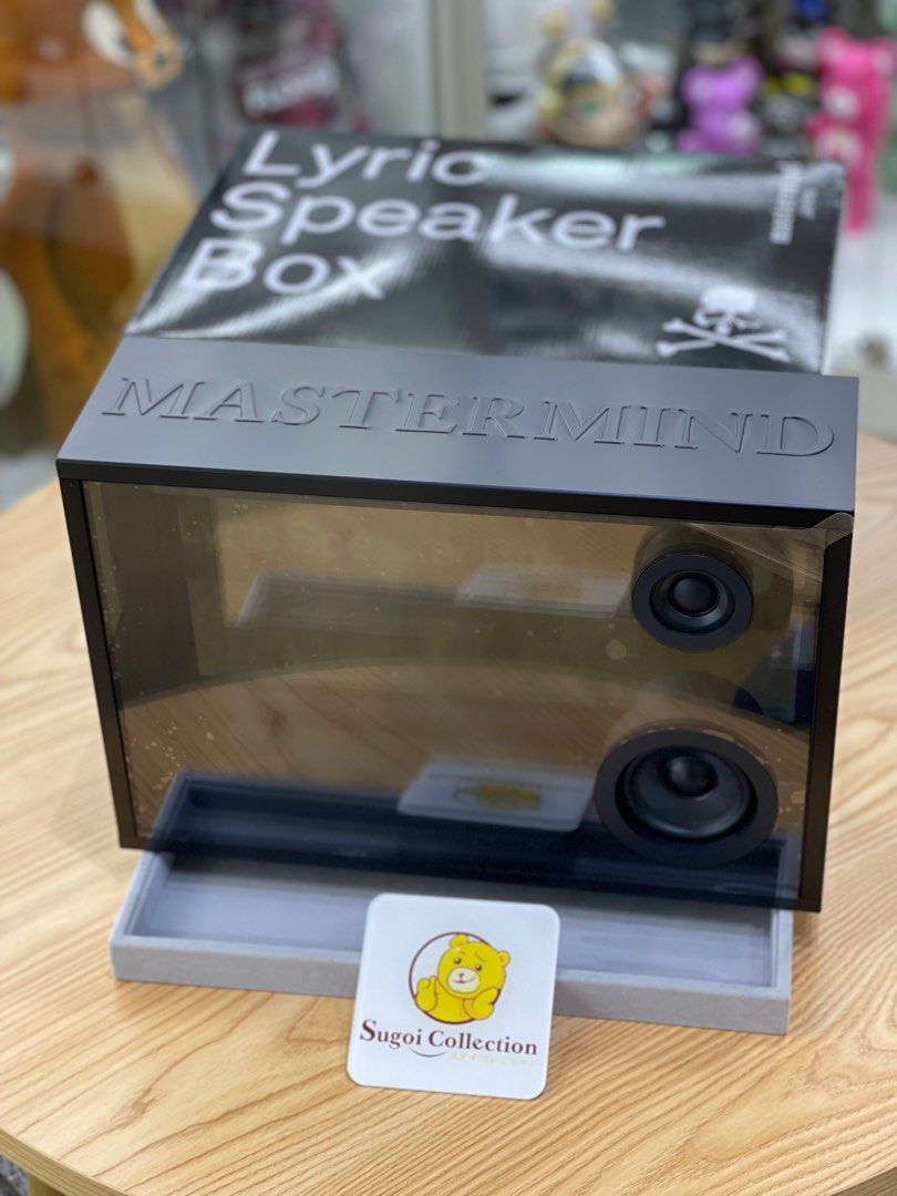 Cotodama x Mastermind Japan Lyric Speaker Box Black MMJ