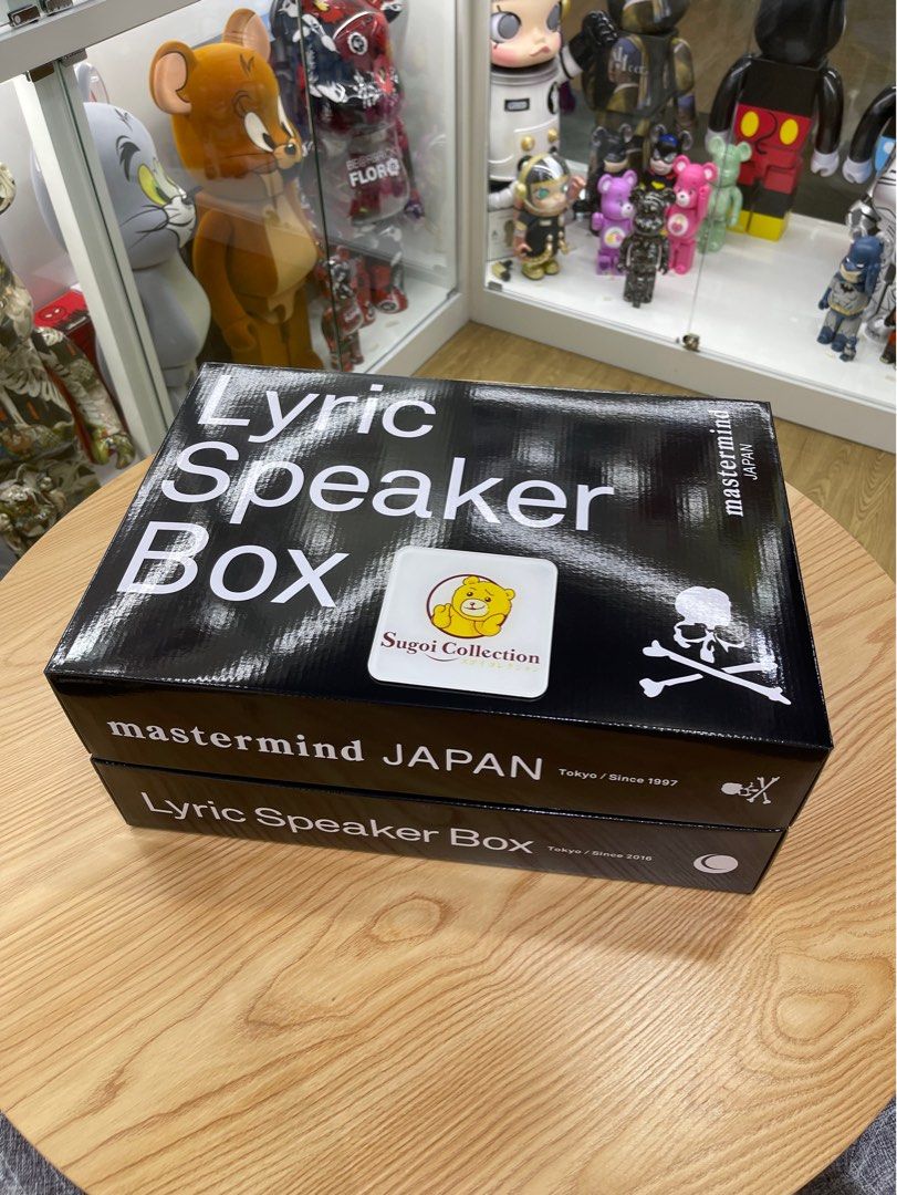 Cotodama x Mastermind Japan Lyric Speaker Box Black MMJ